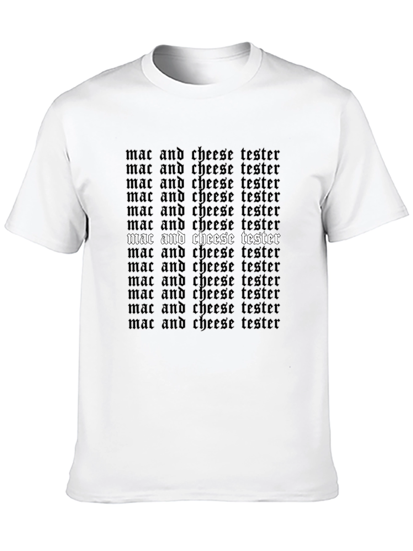 Mac and Cheese Tester Graphic T-Shirt