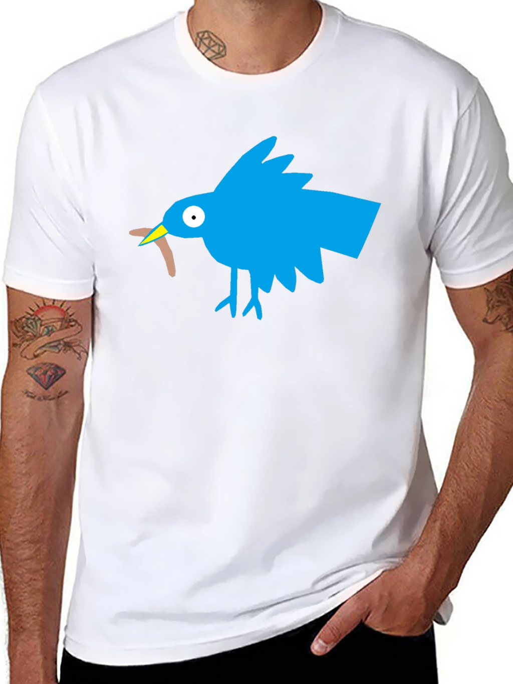 Cartoon Bird T-Shirt