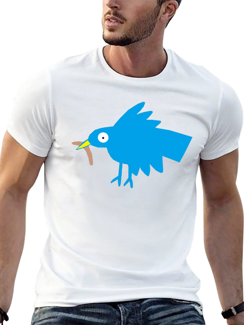 Cartoon Bird T-Shirt