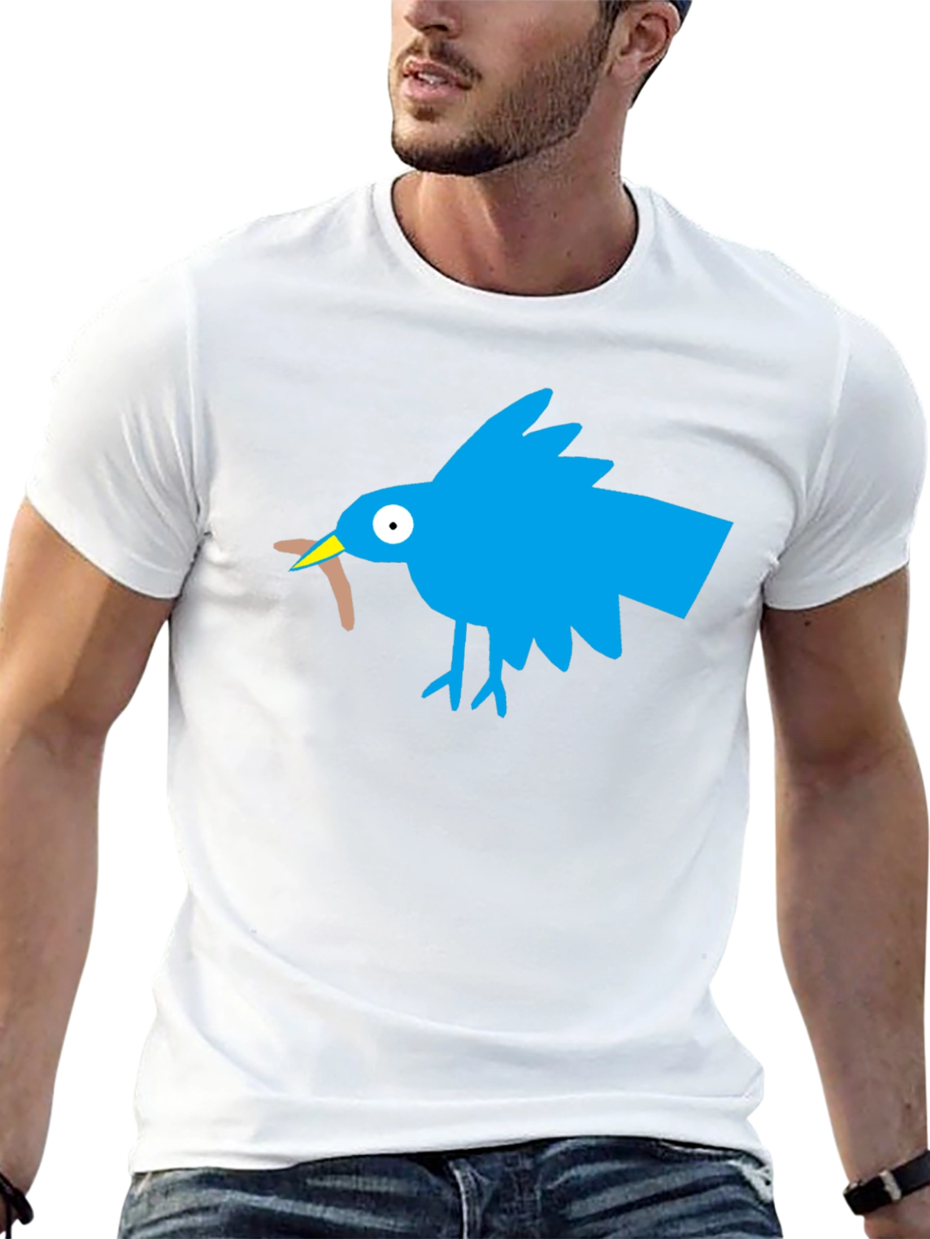 Cartoon Bird T-Shirt