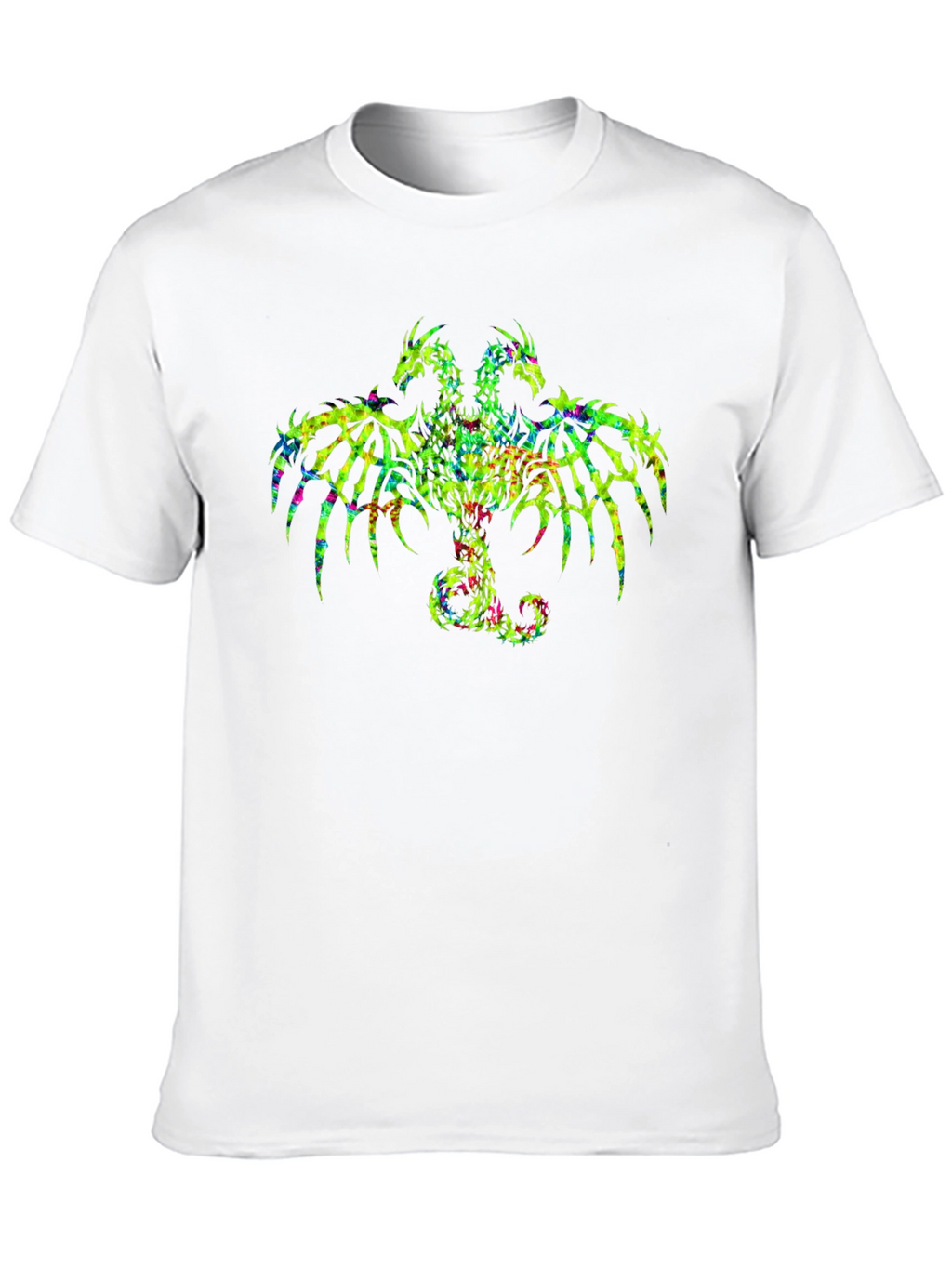 Three-Headed Dragon Graphic Tee - Black