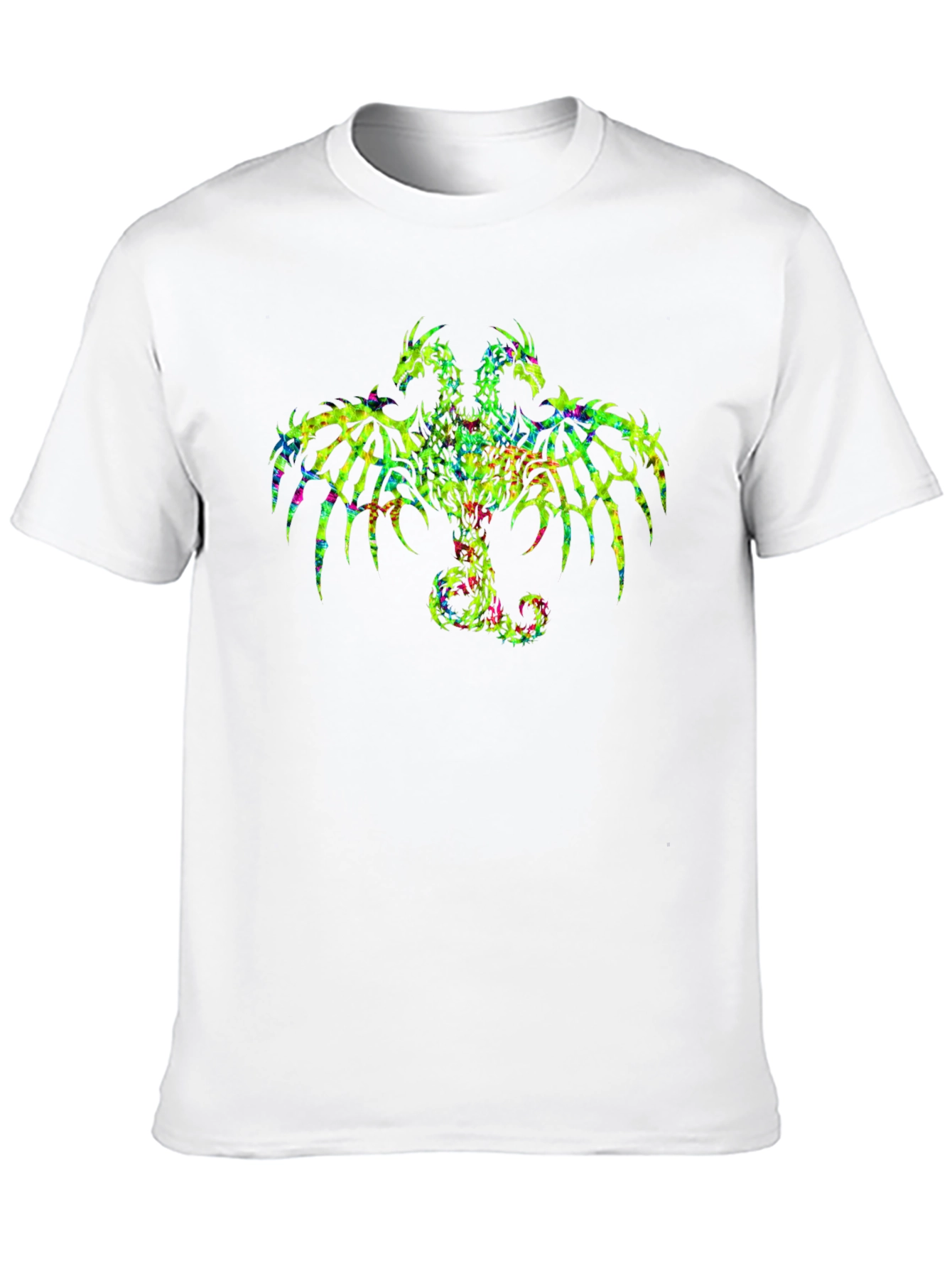 Three-Headed Dragon Graphic Tee - Black