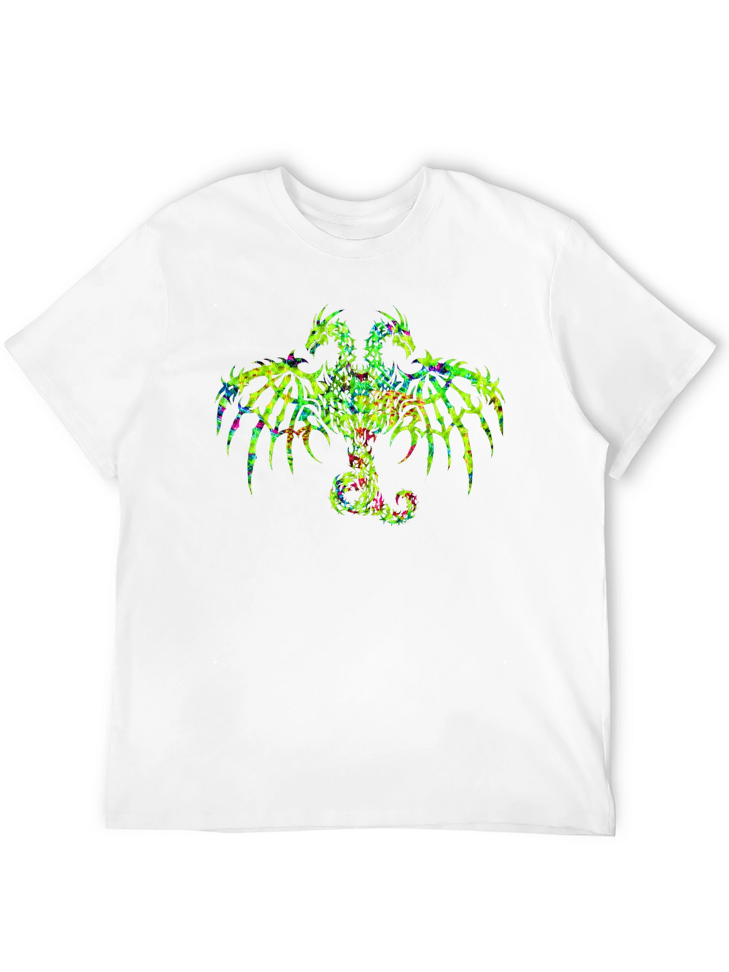 Three-Headed Dragon Graphic Tee - Black