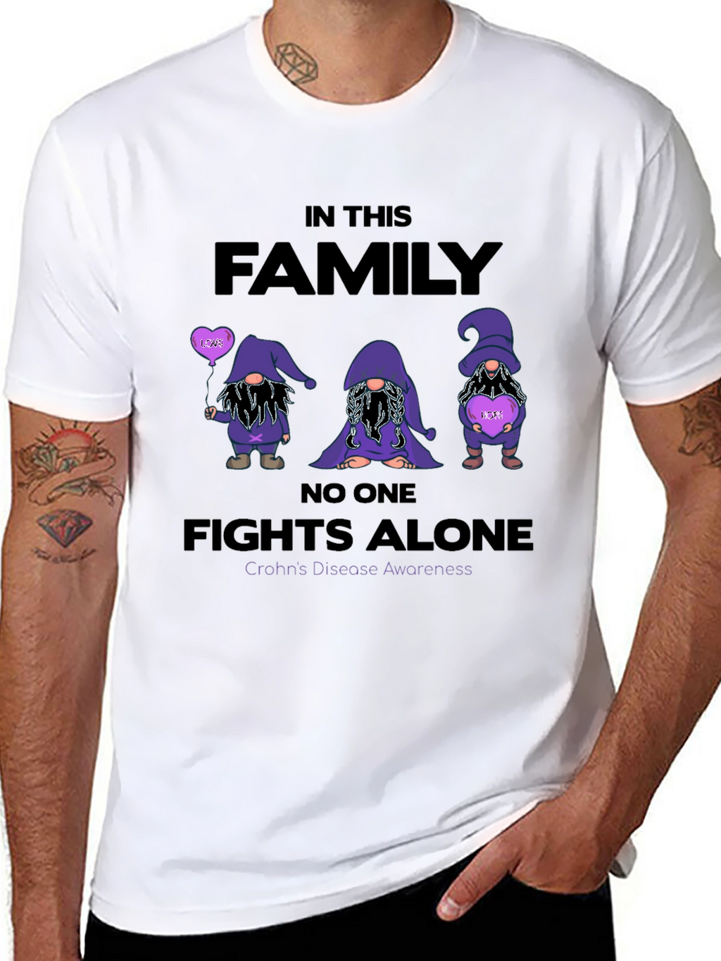 Crohns Disease Awareness Graphic Tee