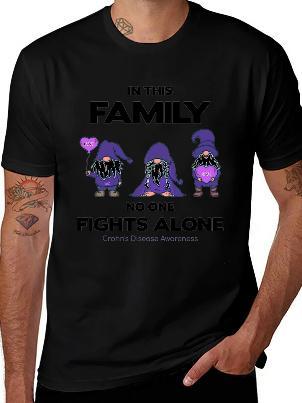 Crohns Disease Awareness Graphic Tee