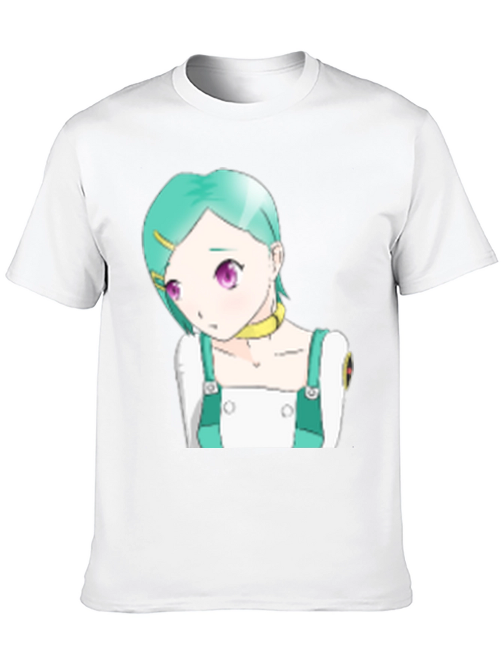 Anime Girl Graphic Black T-Shirt