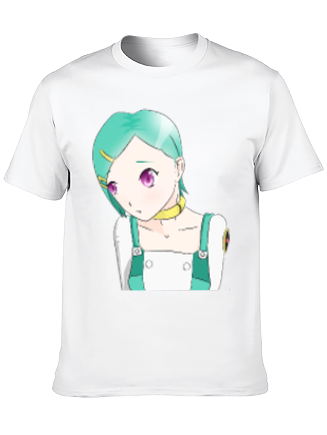 Anime Girl Graphic Black T-Shirt