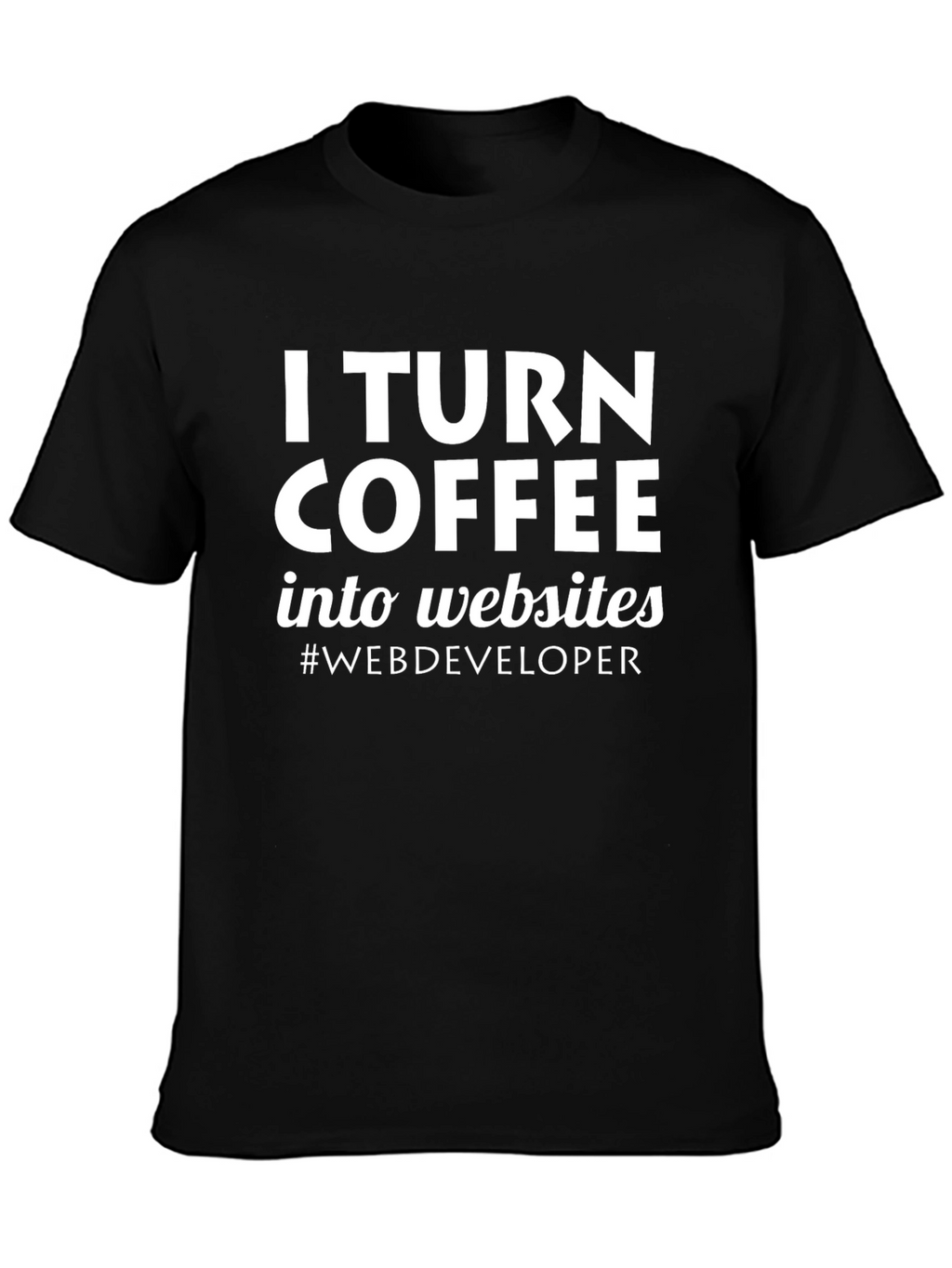 Coffee to Websites Web Developer Tee