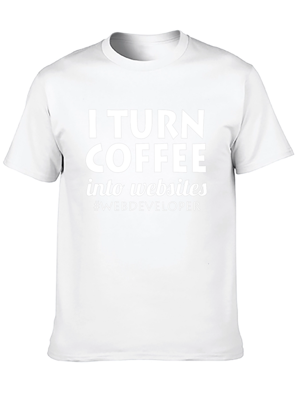 Coffee to Websites Web Developer Tee