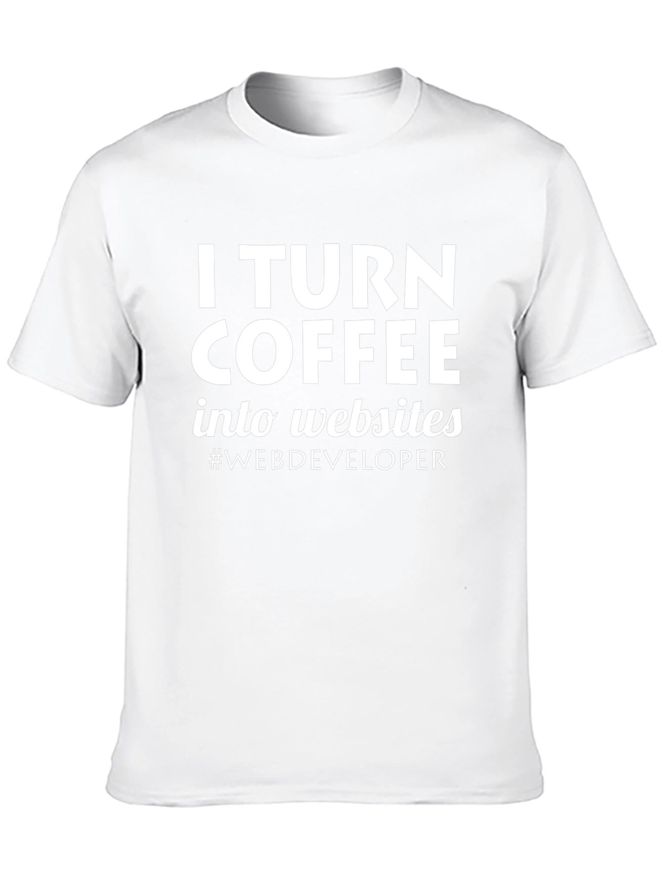 Coffee to Websites Web Developer Tee