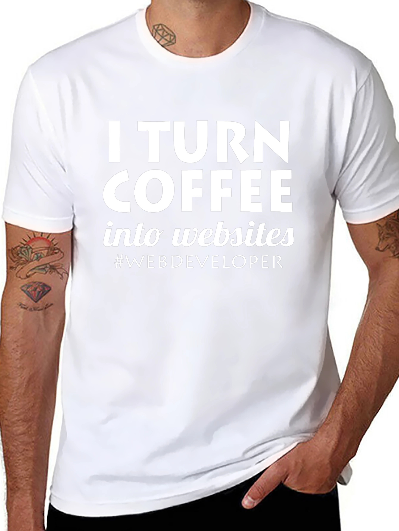 Coffee to Websites Web Developer Tee