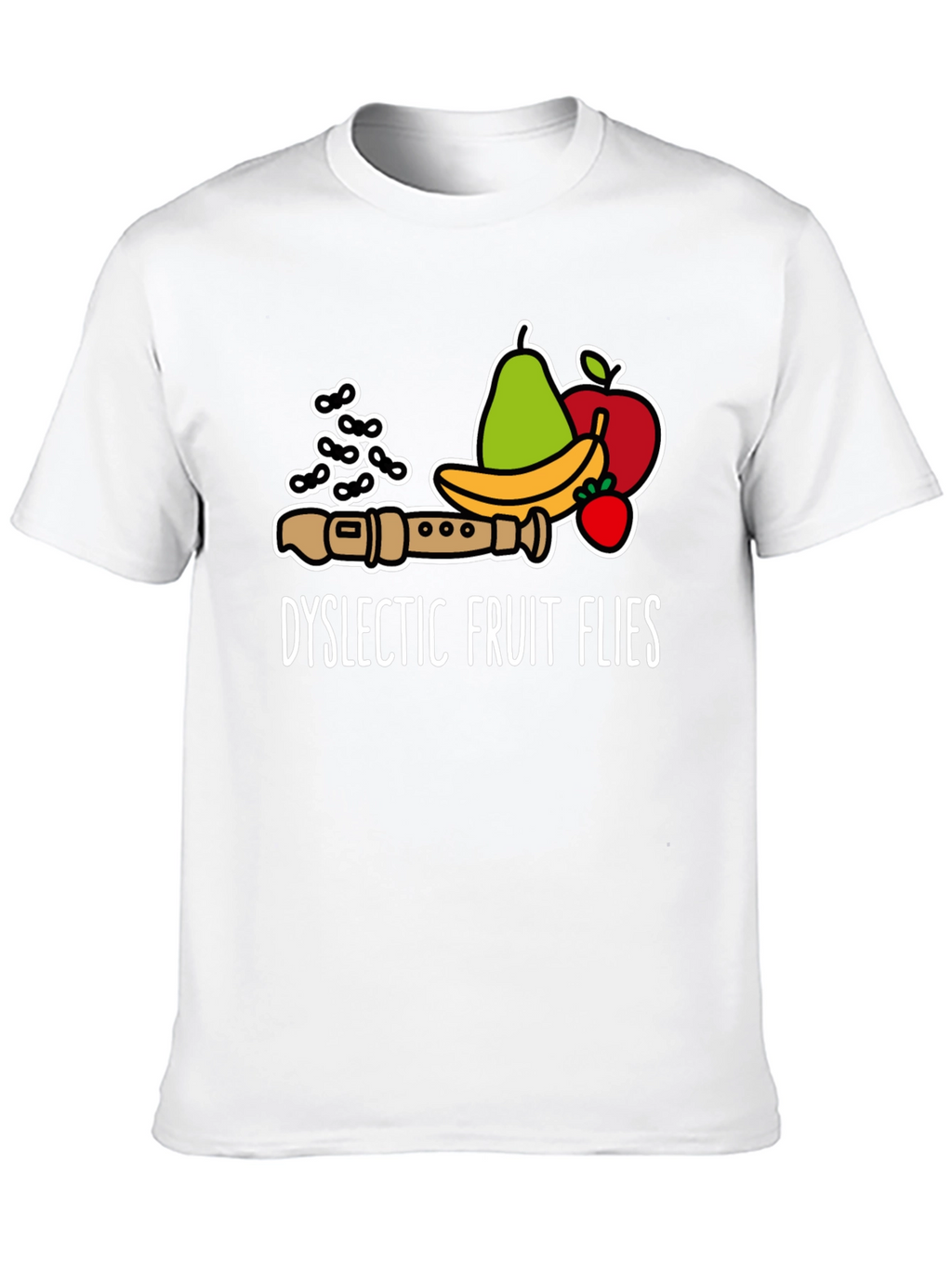 Dyslectic Fruit Flies Graphic T-Shirt