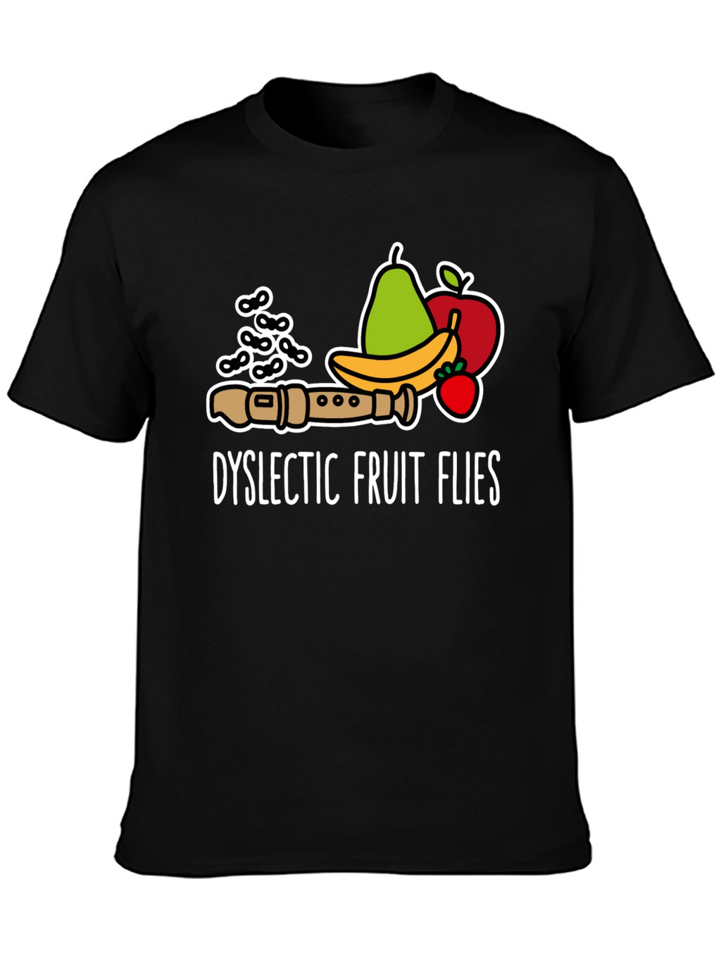 Dyslectic Fruit Flies Graphic T-Shirt