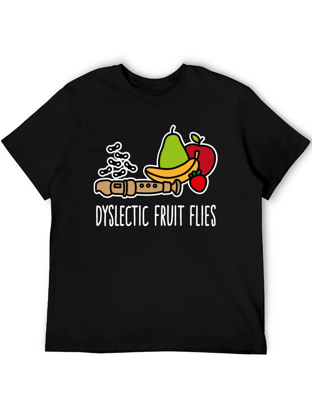 Dyslectic Fruit Flies Graphic T-Shirt