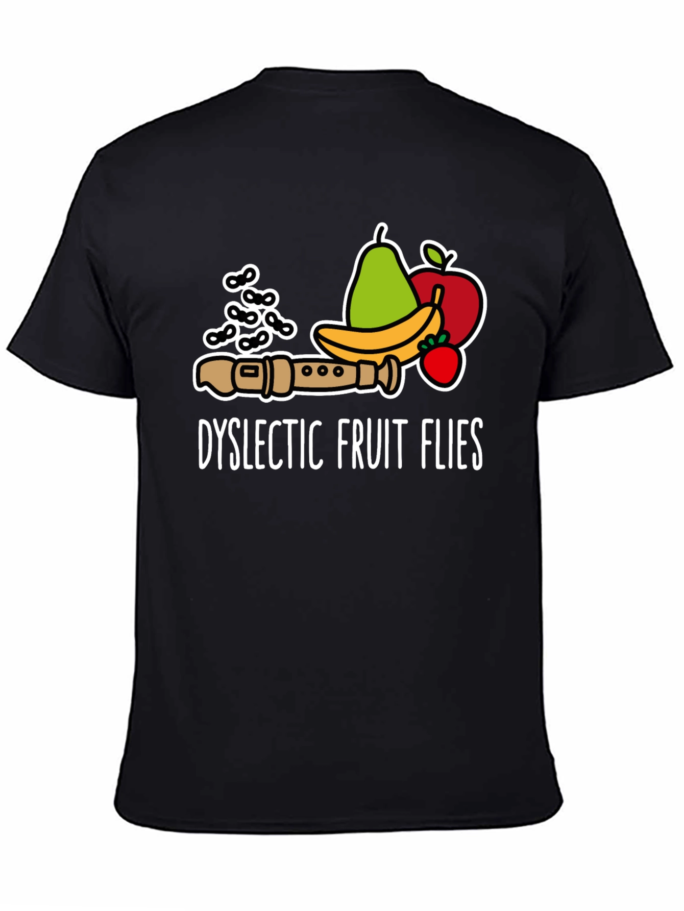 Dyslectic Fruit Flies Graphic T-Shirt