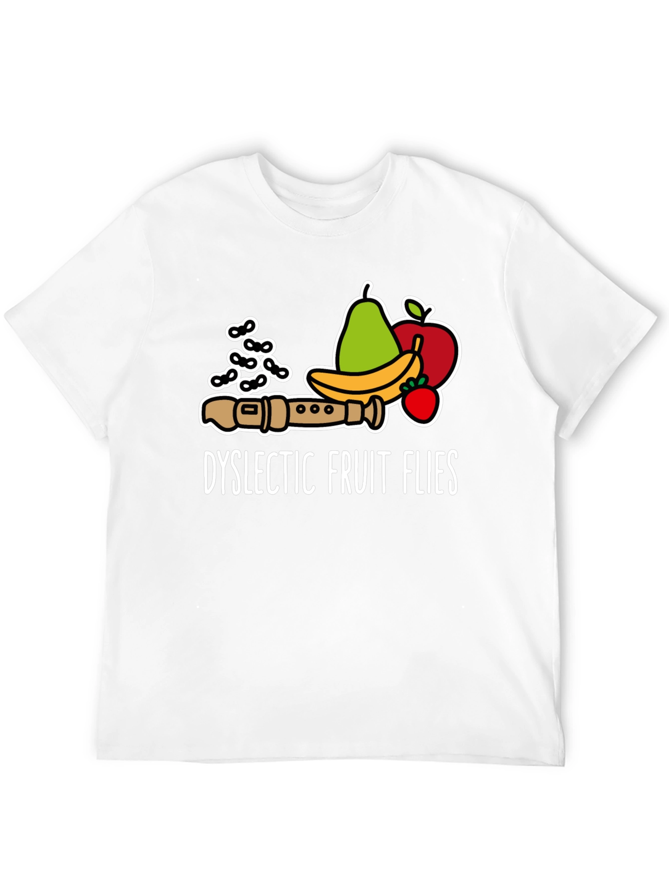Dyslectic Fruit Flies Graphic T-Shirt