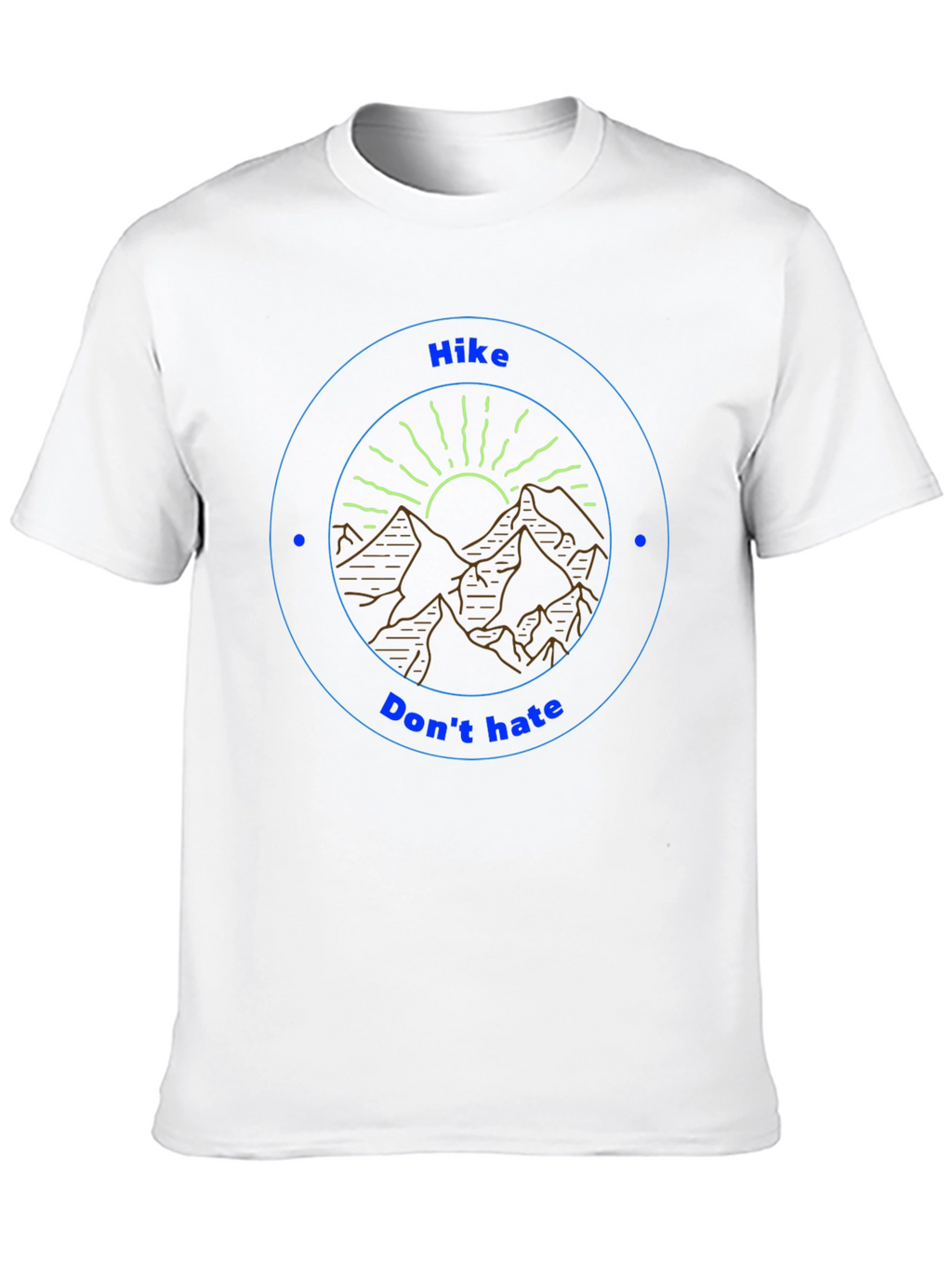 Hike Dont Hate Graphic Tee - Nature Lovers T-Shirt