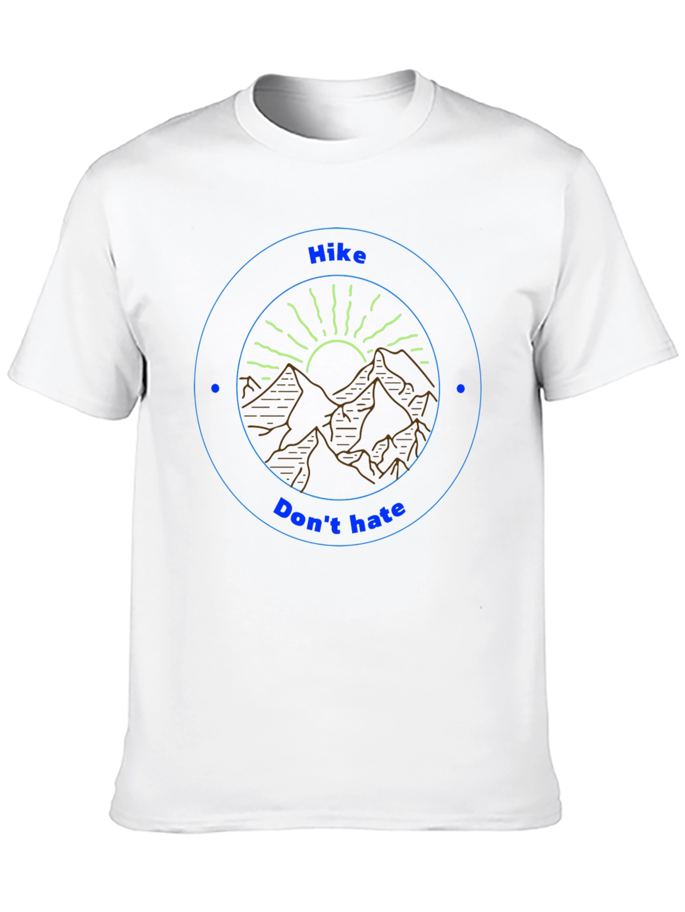 Hike Dont Hate Graphic Tee - Nature Lovers T-Shirt