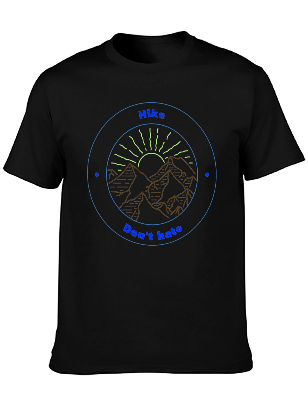 Hike Dont Hate Graphic Tee - Nature Lovers T-Shirt