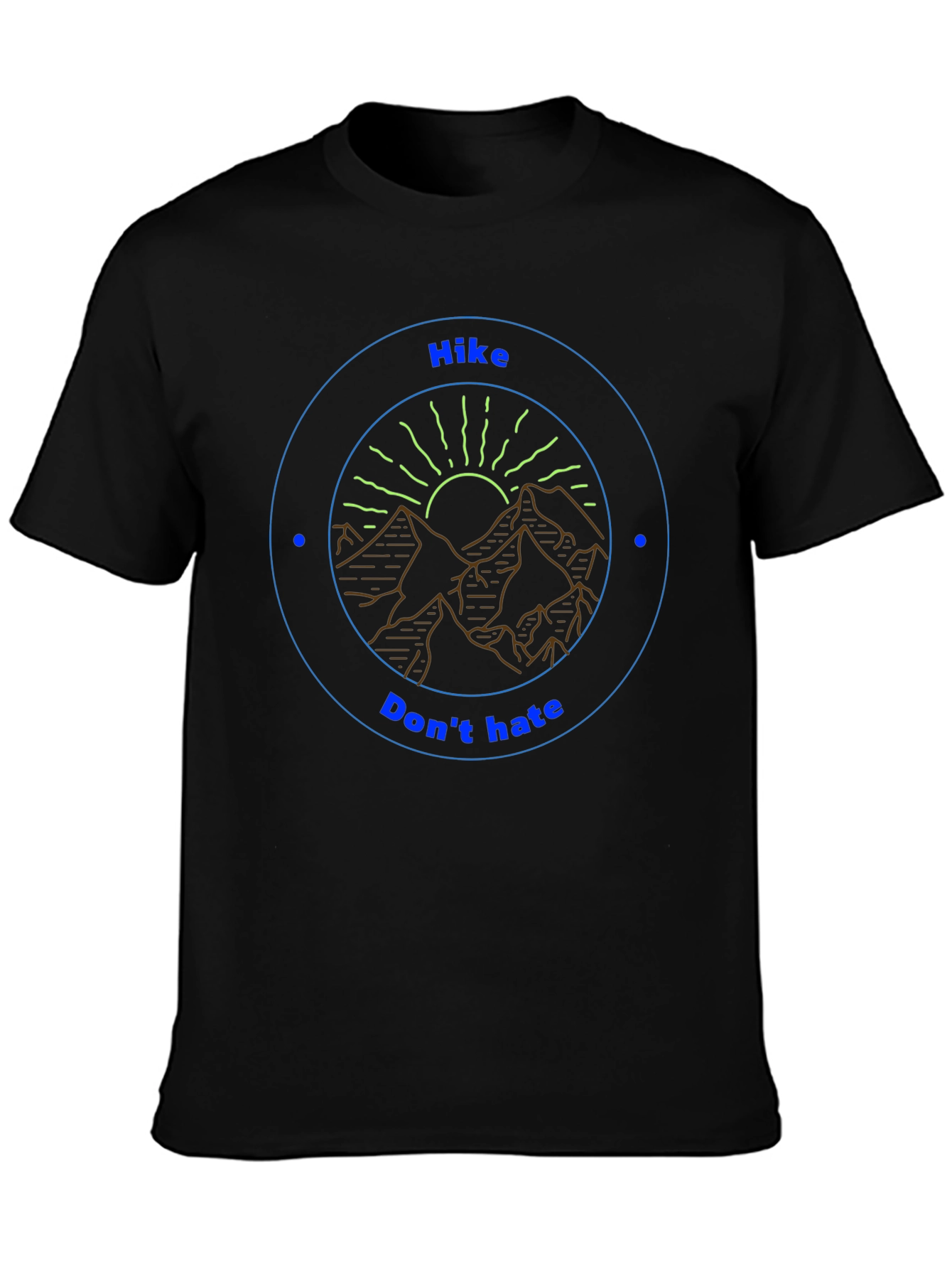 Hike Dont Hate Graphic Tee - Nature Lovers T-Shirt