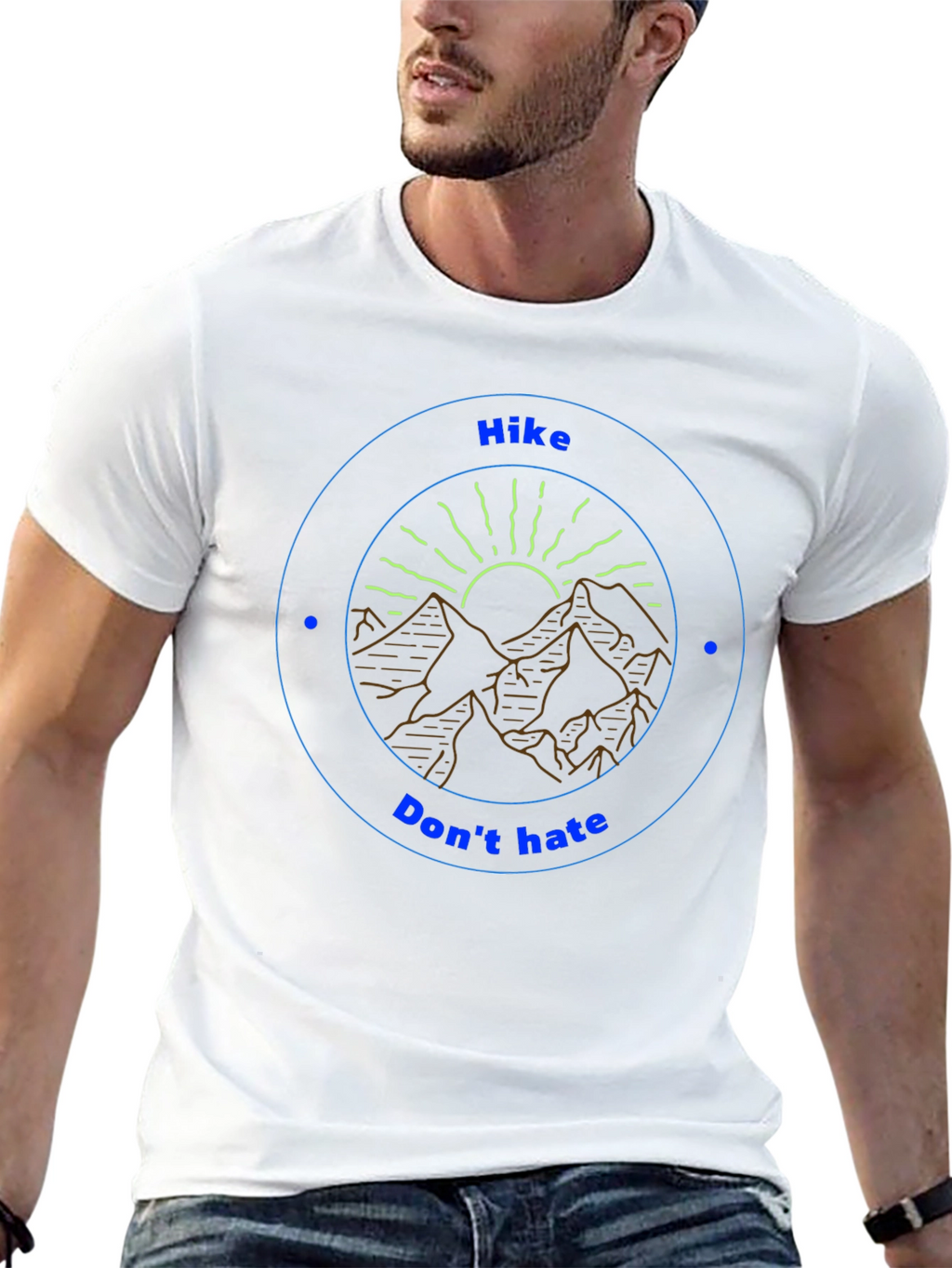 Hike Dont Hate Graphic Tee - Nature Lovers T-Shirt