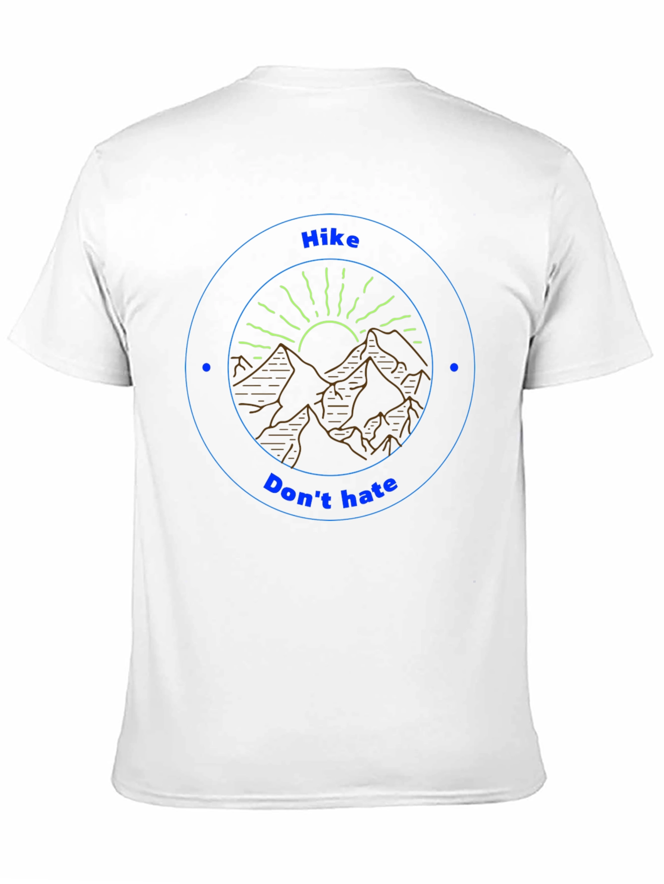 Hike Dont Hate Graphic Tee - Nature Lovers T-Shirt