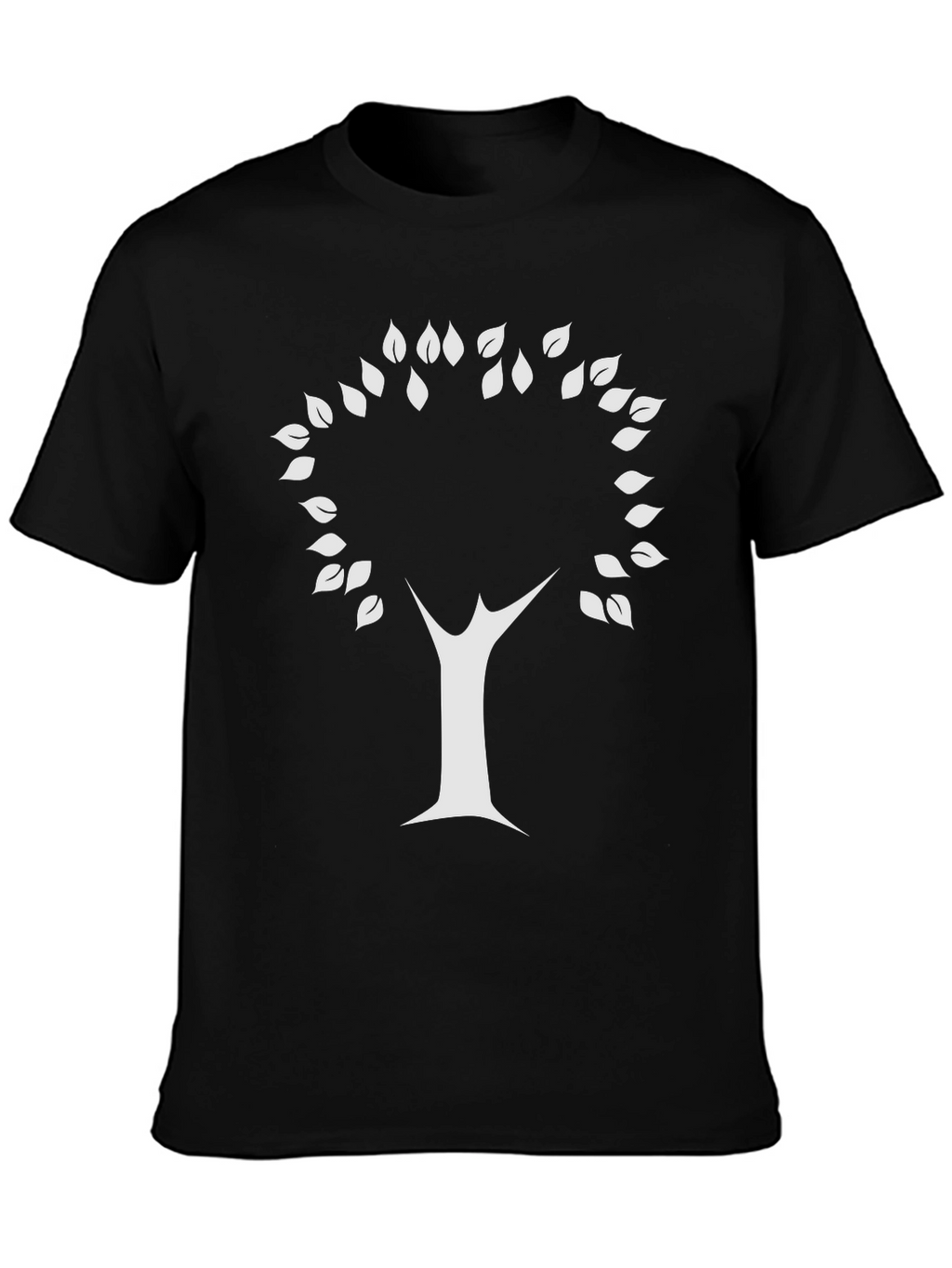 Natures Embrace Tee: Minimalist Tree Design