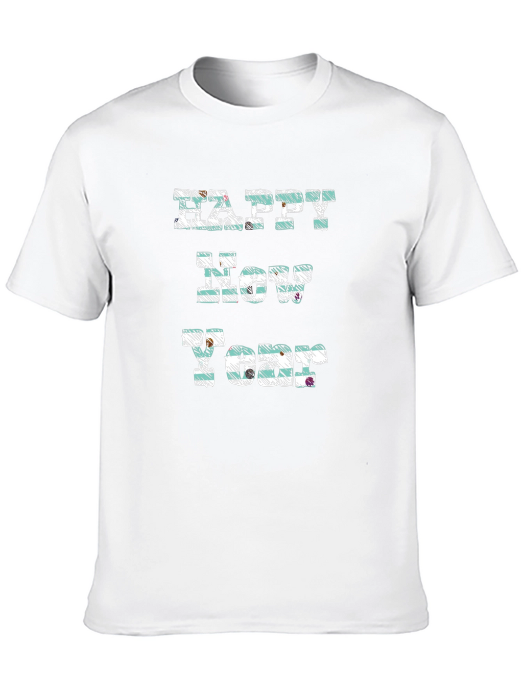 Happy New Year Graphic Tee - Festive Holiday Shirt
