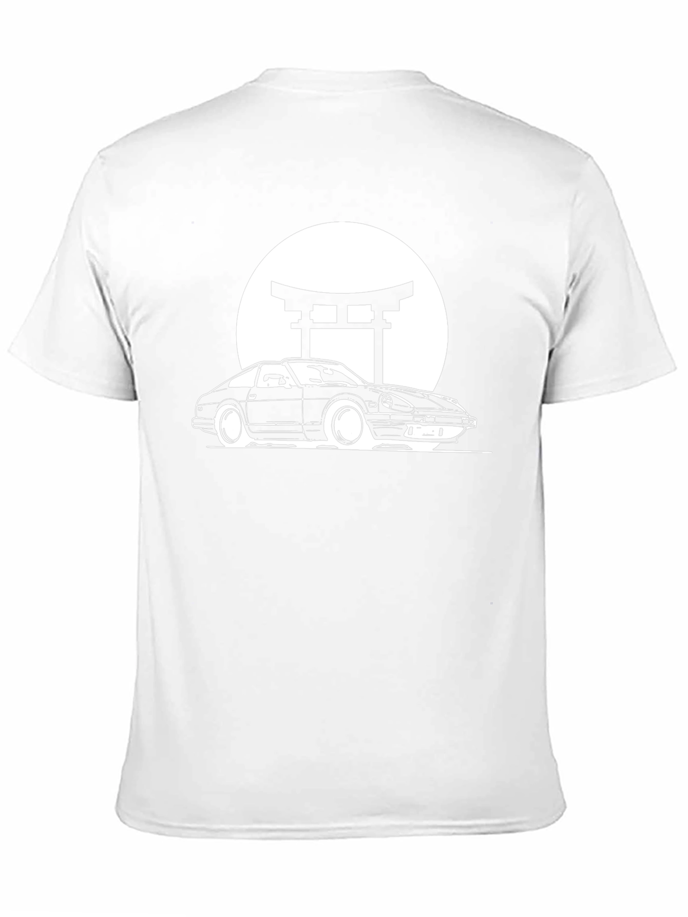 Classic Car Graphic Tee - Retro Japanese Style Shirt