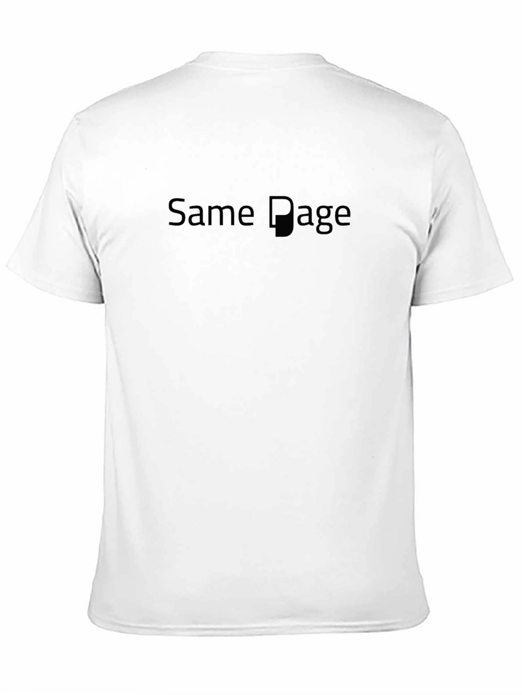 Same Page Black T-Shirt