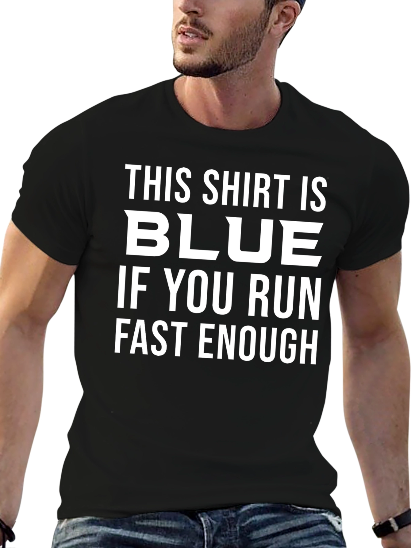 Funny This Shirt is Blue Graphic Tee
