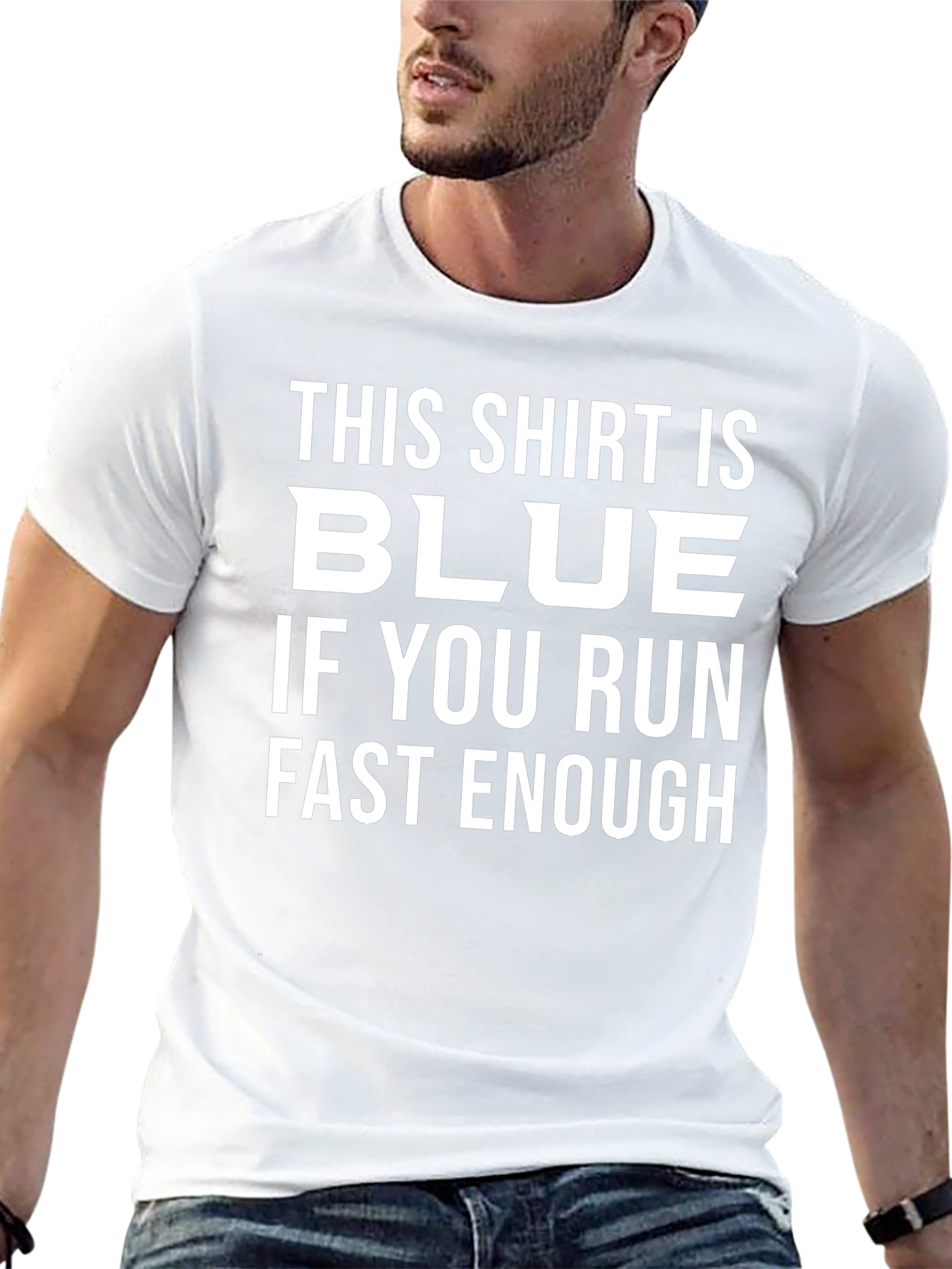 Funny This Shirt is Blue Graphic Tee