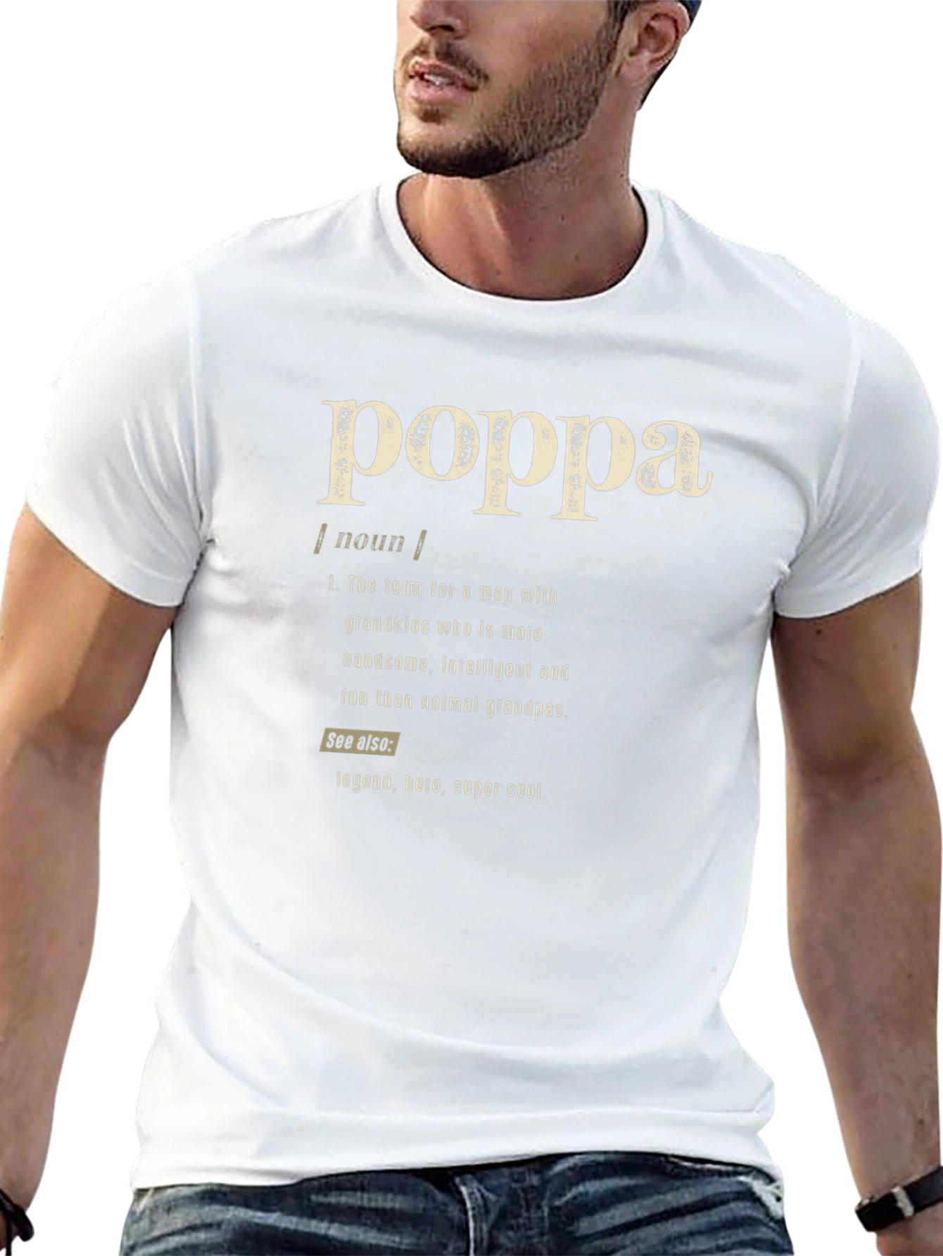 Poppa Definition T-Shirt - Gift for Grandpas