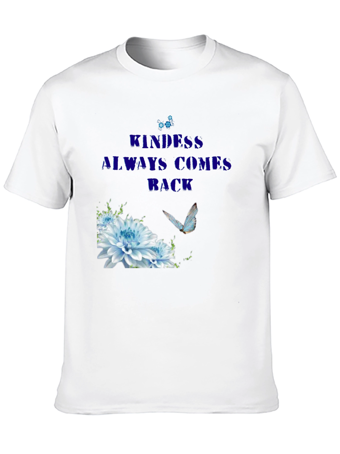 Kindness Always Comes Back Black Tee