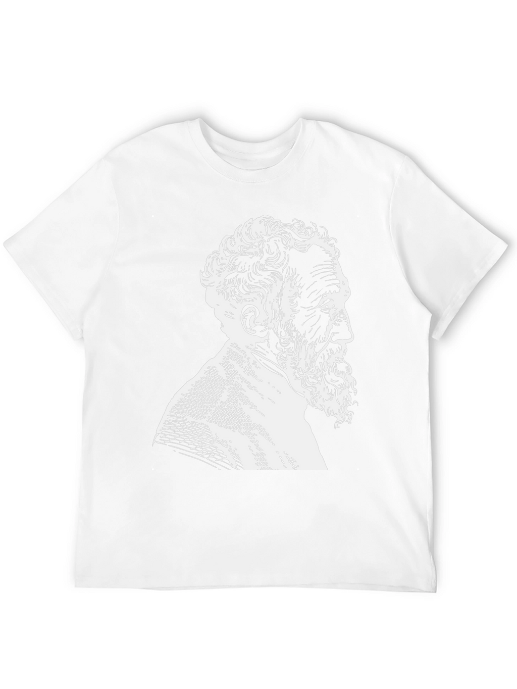 Philosopher Graphic Tee - Black Cotton T-Shirt