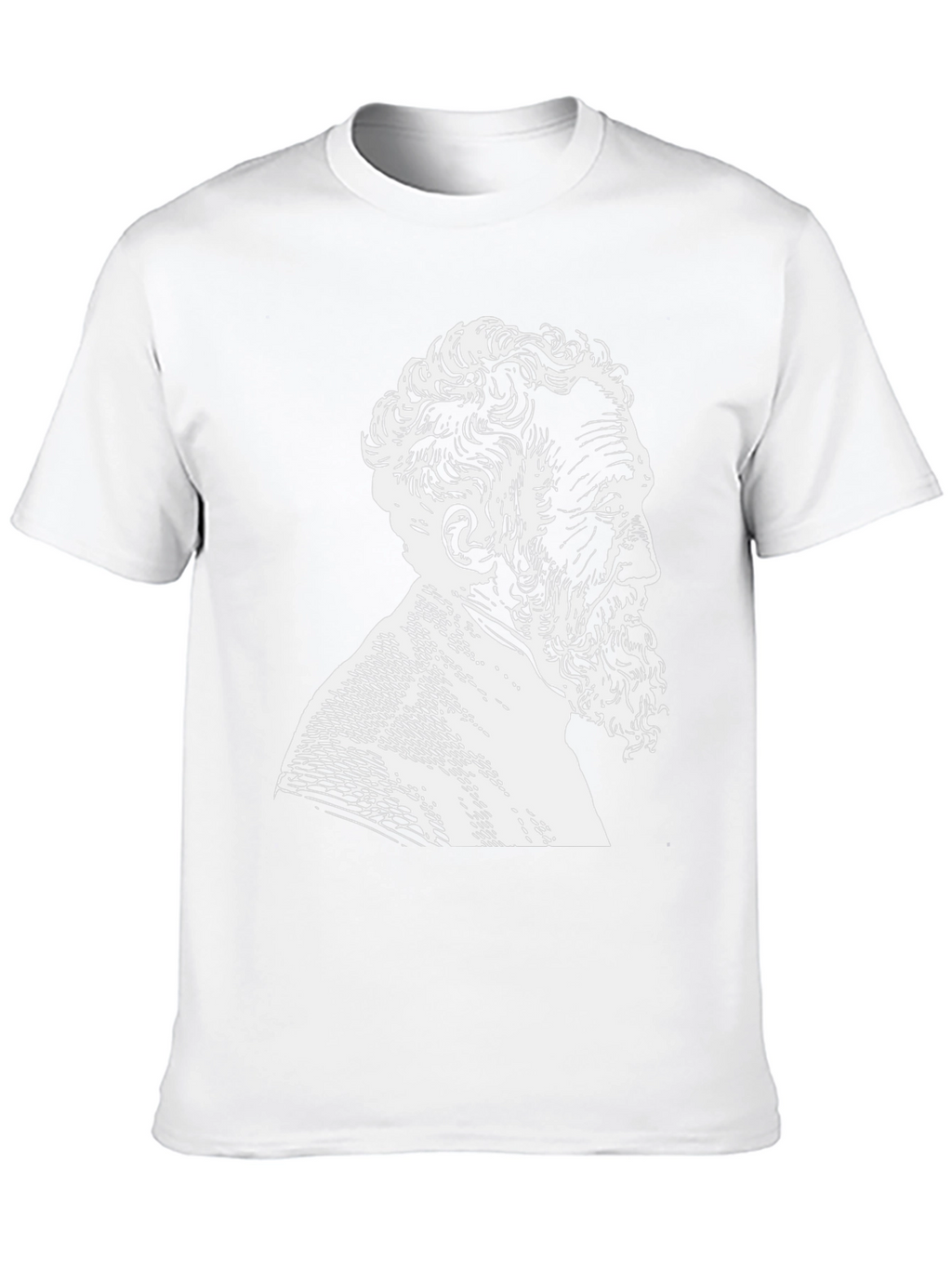 Philosopher Graphic Tee - Black Cotton T-Shirt