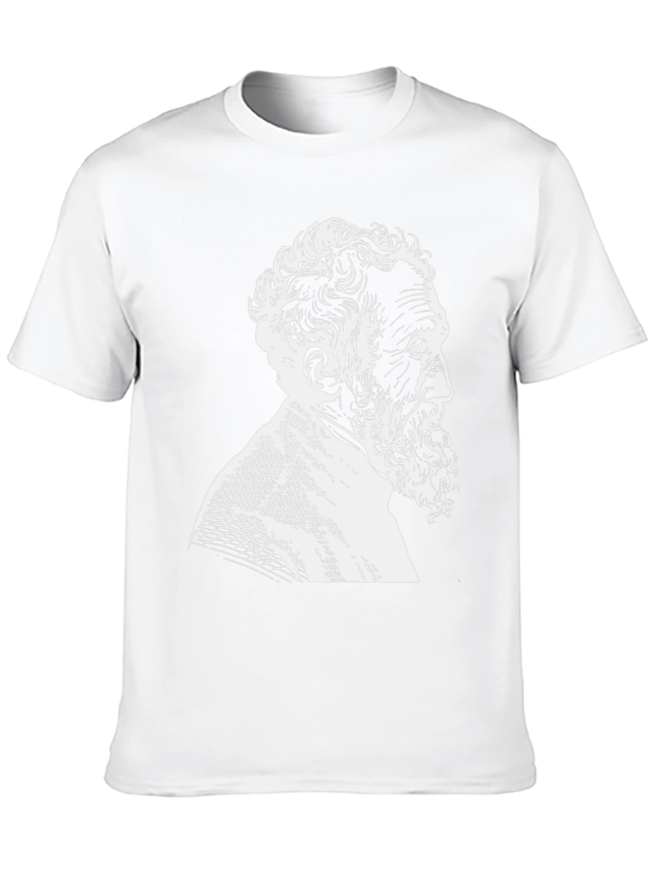 Philosopher Graphic Tee - Black Cotton T-Shirt