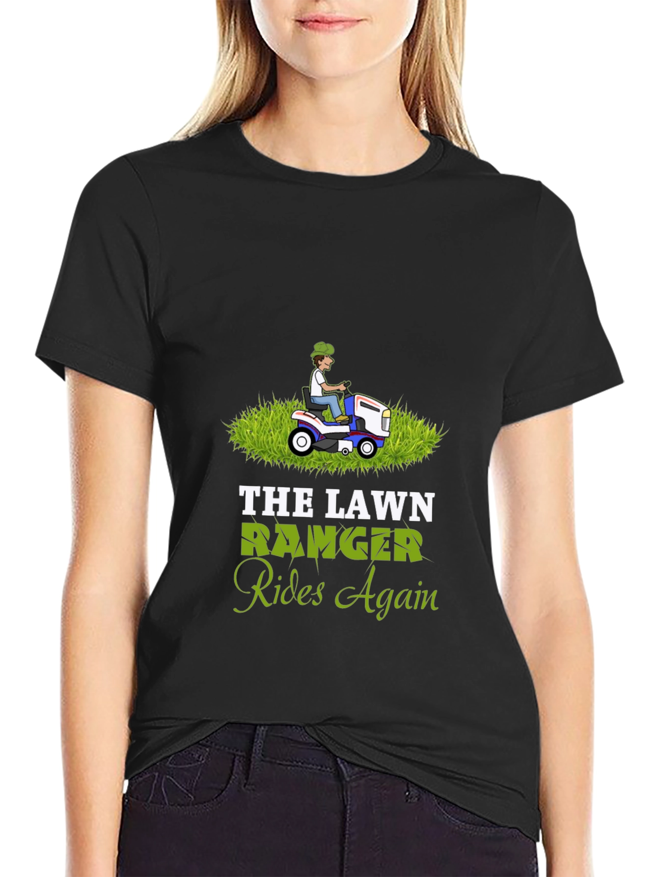 Lawn Ranger Rides Again Graphic T-Shirt