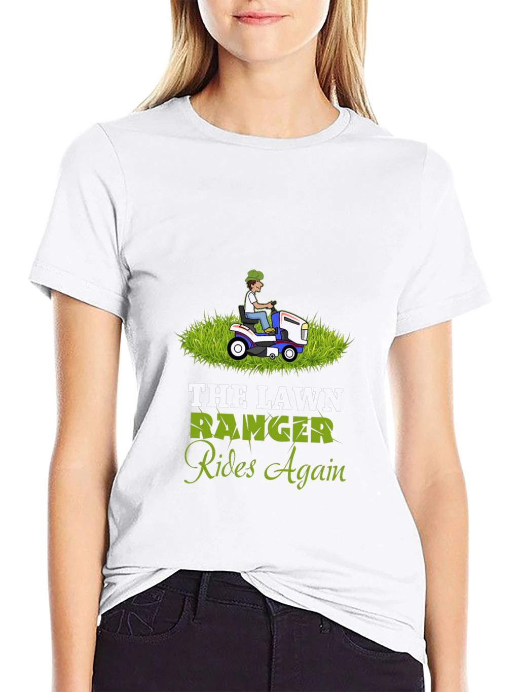 Lawn Ranger Rides Again Graphic T-Shirt