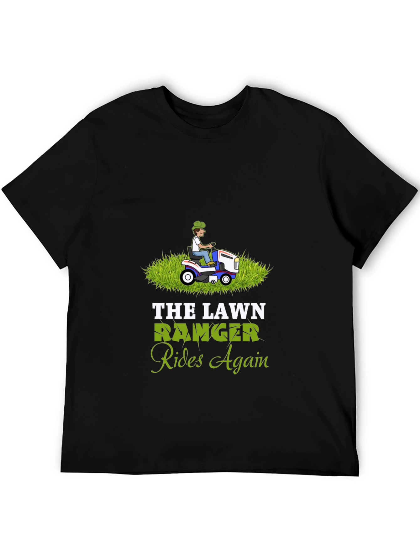Lawn Ranger Rides Again Graphic T-Shirt