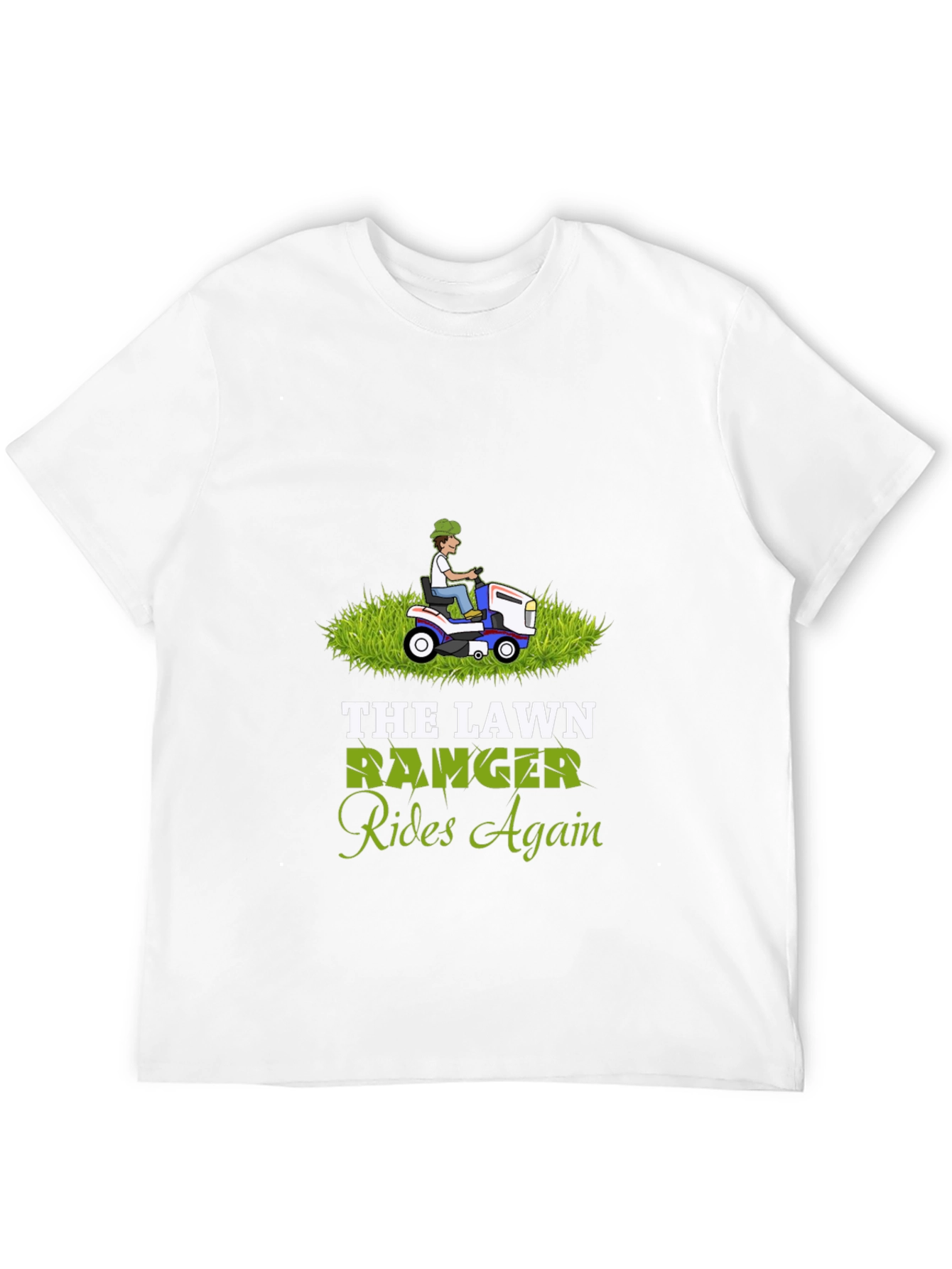 Lawn Ranger Rides Again Graphic T-Shirt