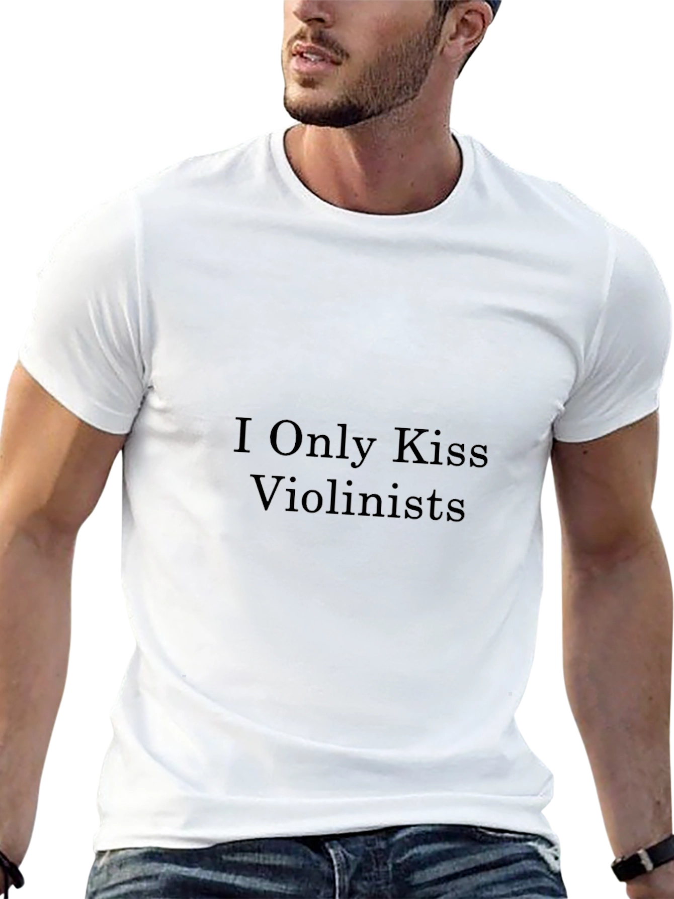 I Only Kiss Violinists - Novelty T-Shirt