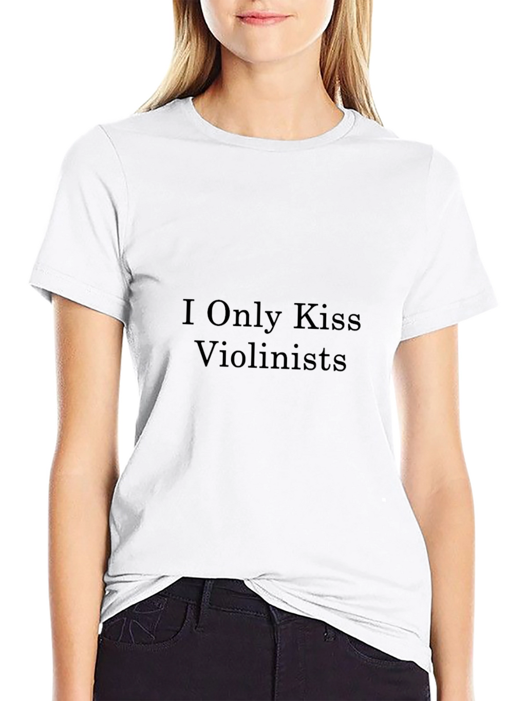 I Only Kiss Violinists - Novelty T-Shirt