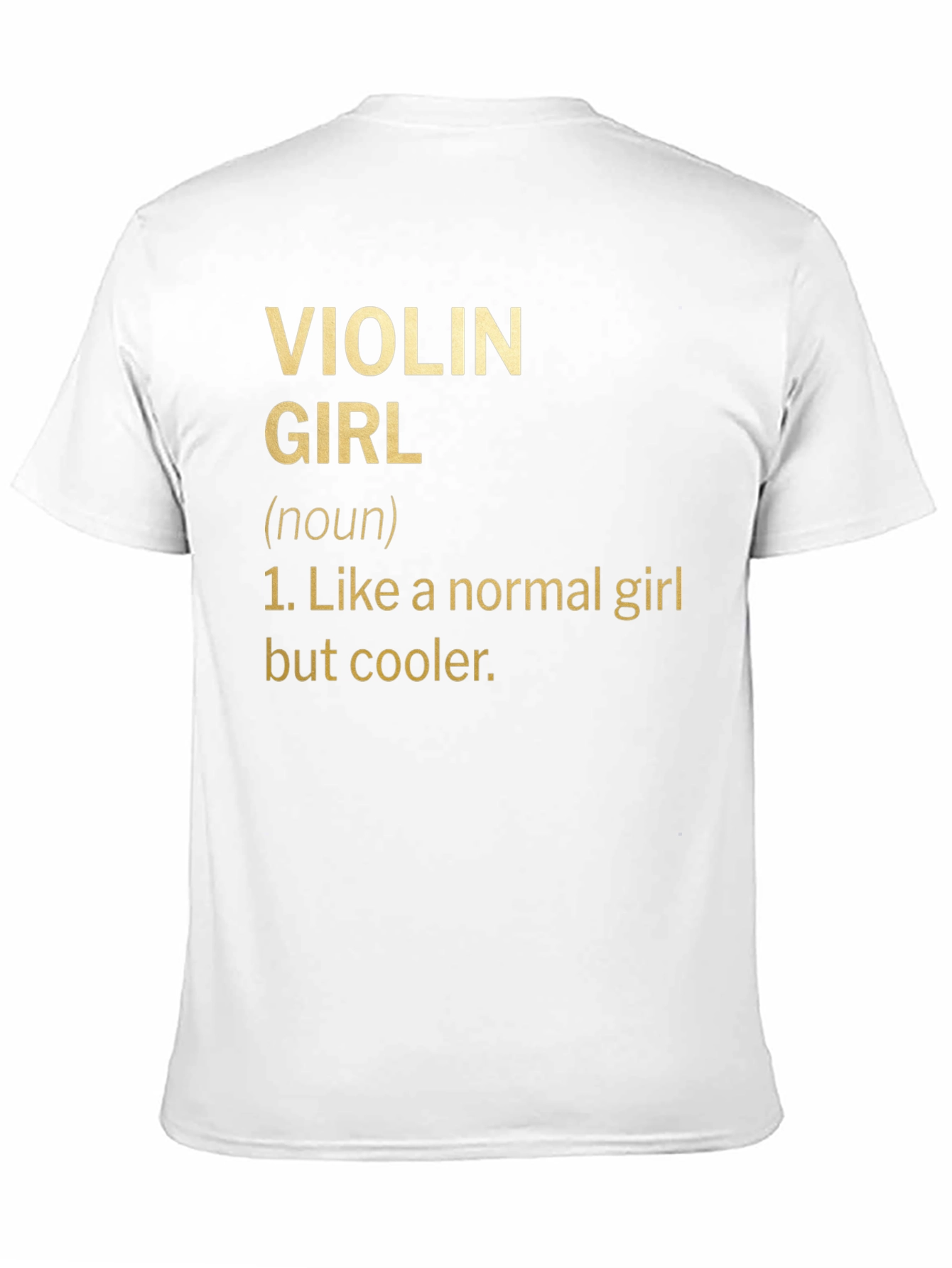 Violin Girl Definition T-Shirt - Musician Humor Tee