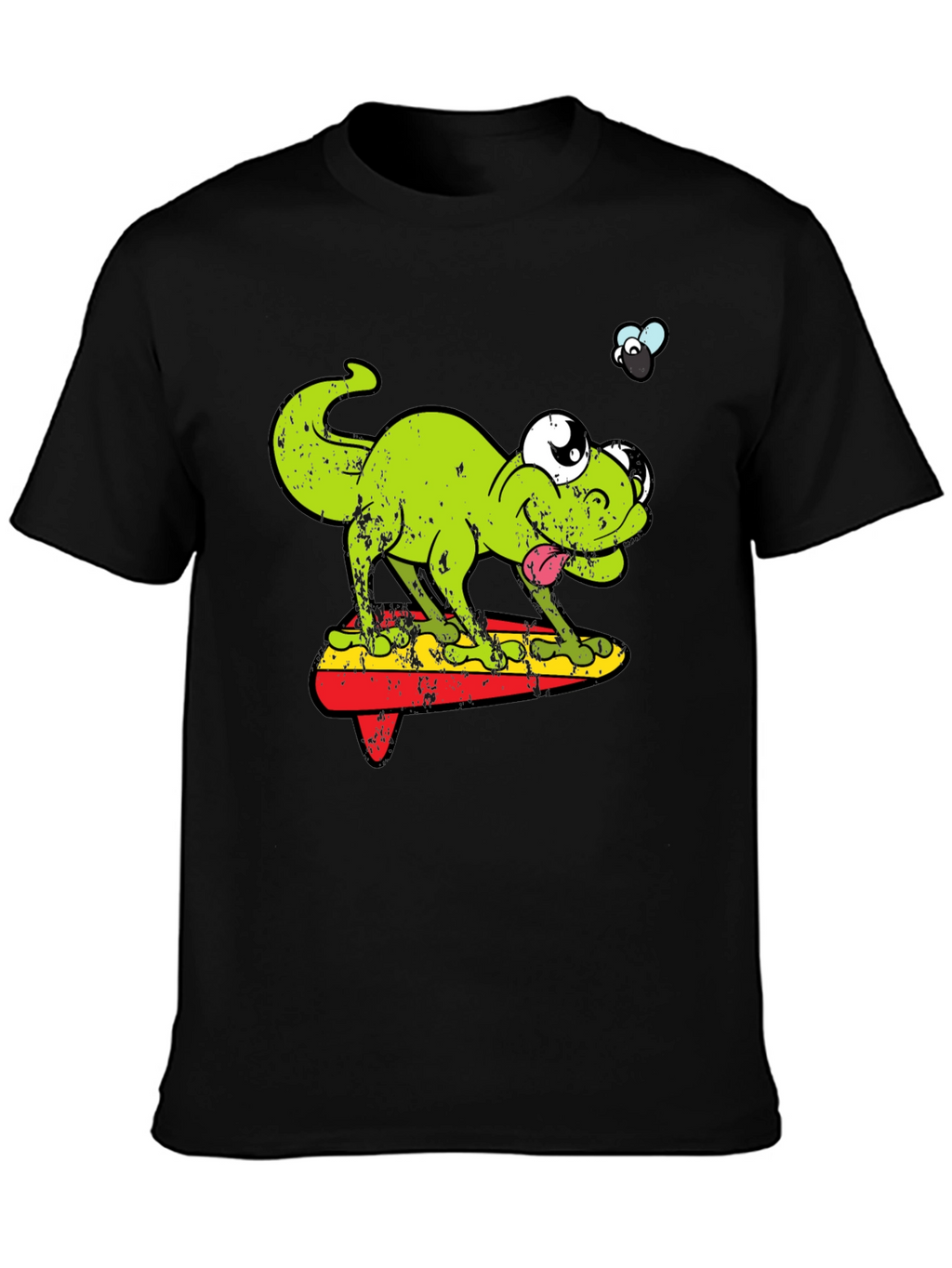 Funny Retro Lizard Surfboard T-Shirt