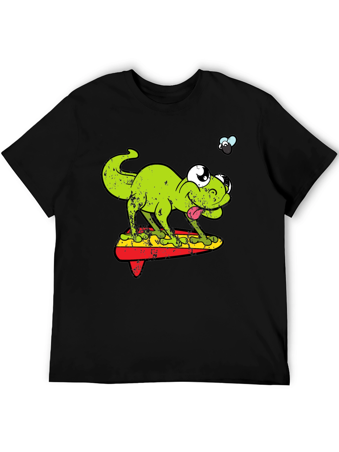 Funny Retro Lizard Surfboard T-Shirt