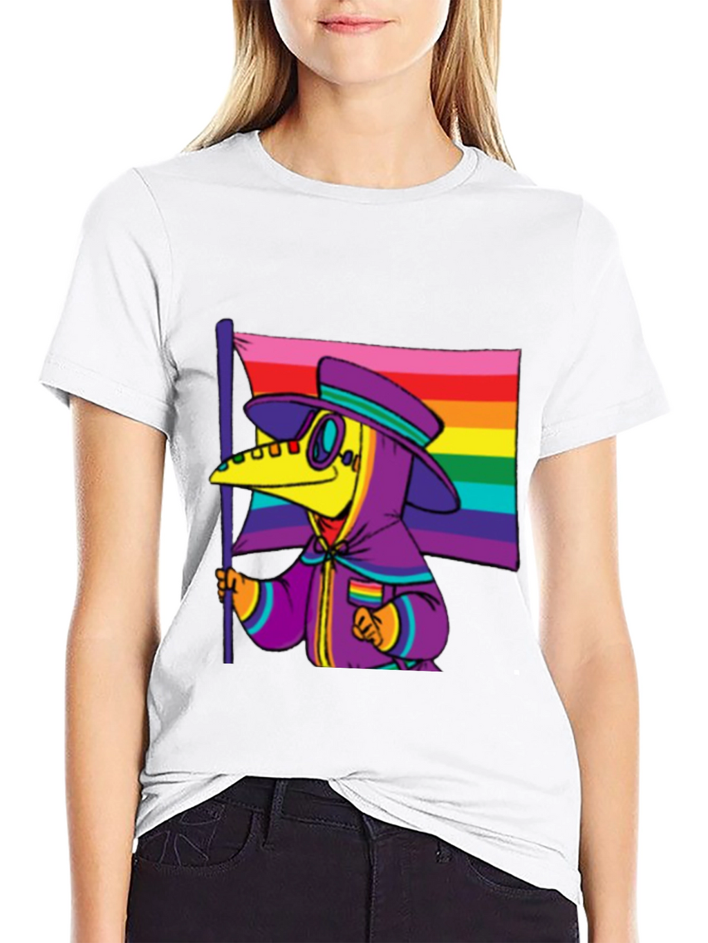Pride Plague Doctor Graphic Tee