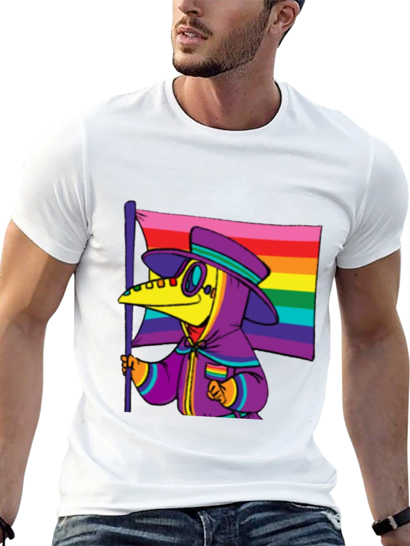 Pride Plague Doctor Graphic Tee