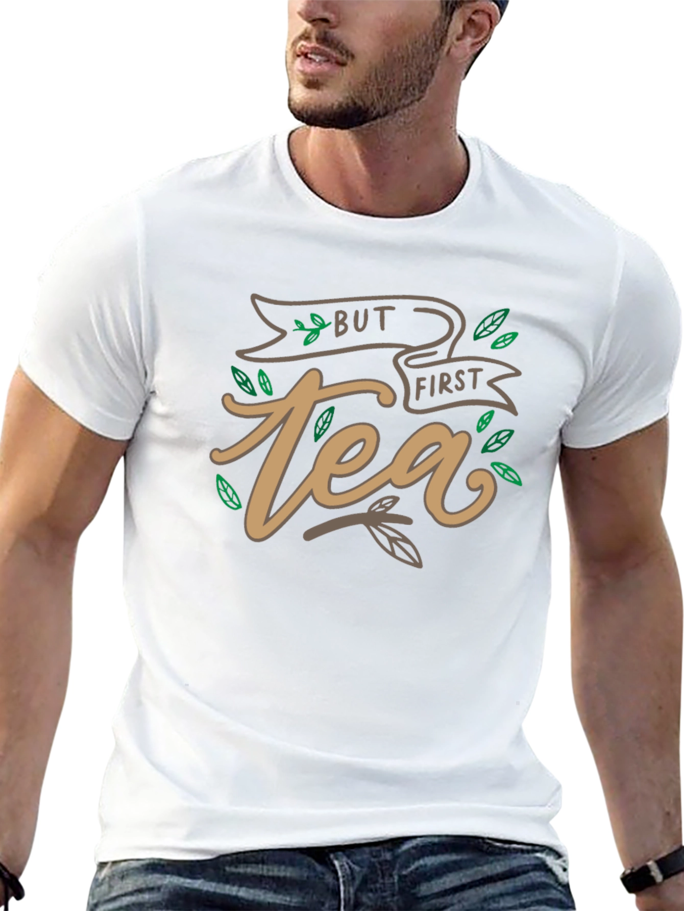 But First Tea T-Shirt - Funny Caffeine Lover Tee
