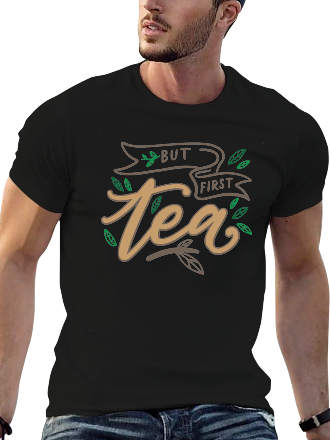 But First Tea T-Shirt - Funny Caffeine Lover Tee